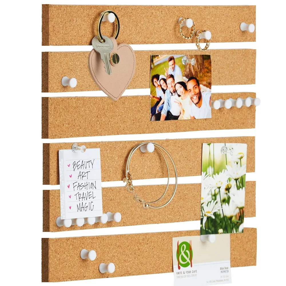 Bulletin Board Cork - 粘着性のコルクボードストリップ,壁,デスク,寝室,オフィス,ペーストノート,写真,スケジュール,30cm, 1個