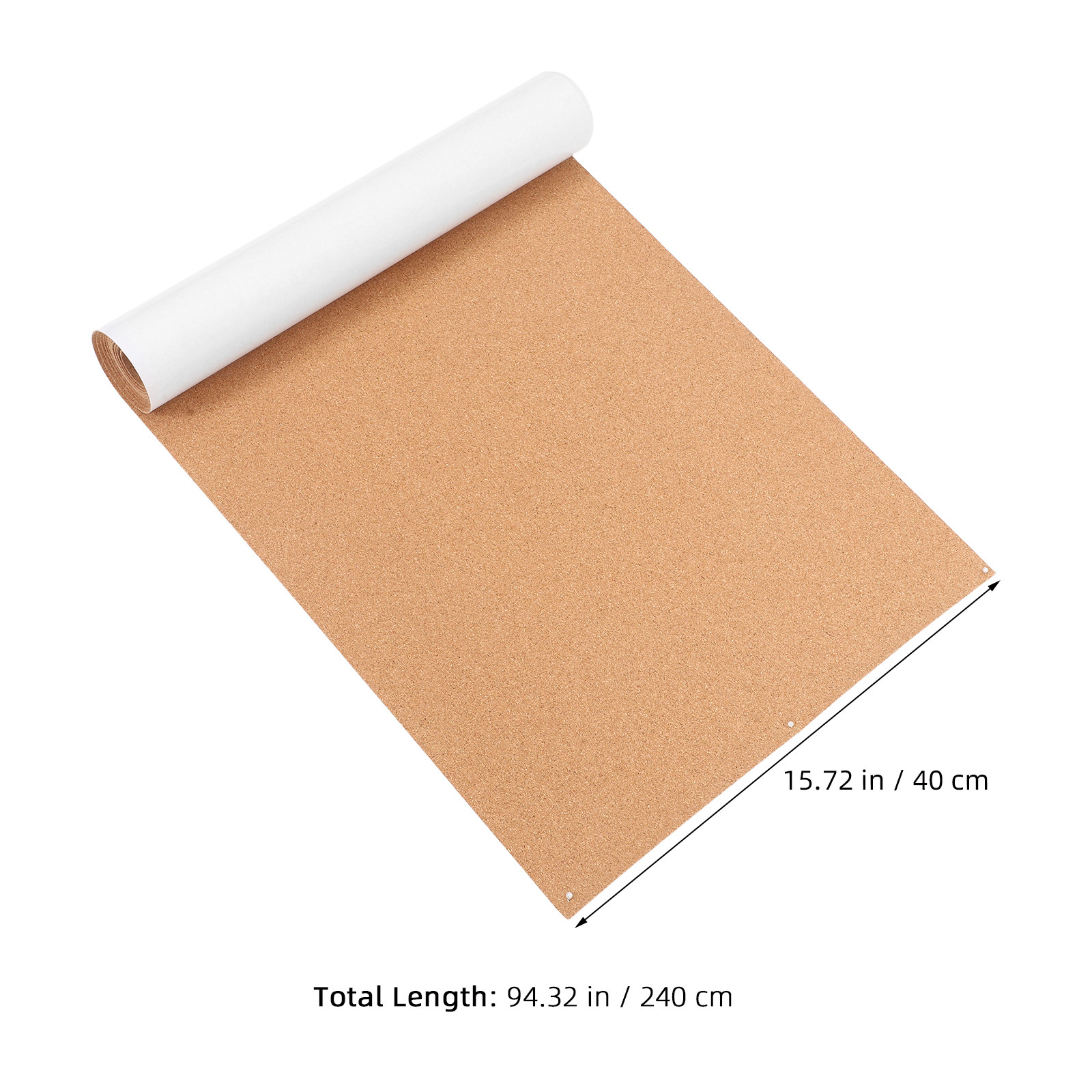 1ロールコルクボードロール、自己粘着性厚手コルクシート、壁用 - Bulletin Board Cork のレビューと価格