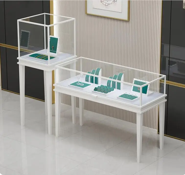 ジュエリーディスプレイケーススポット透明ガラスキャビネットフ - Office Furniture First のレビューと価格