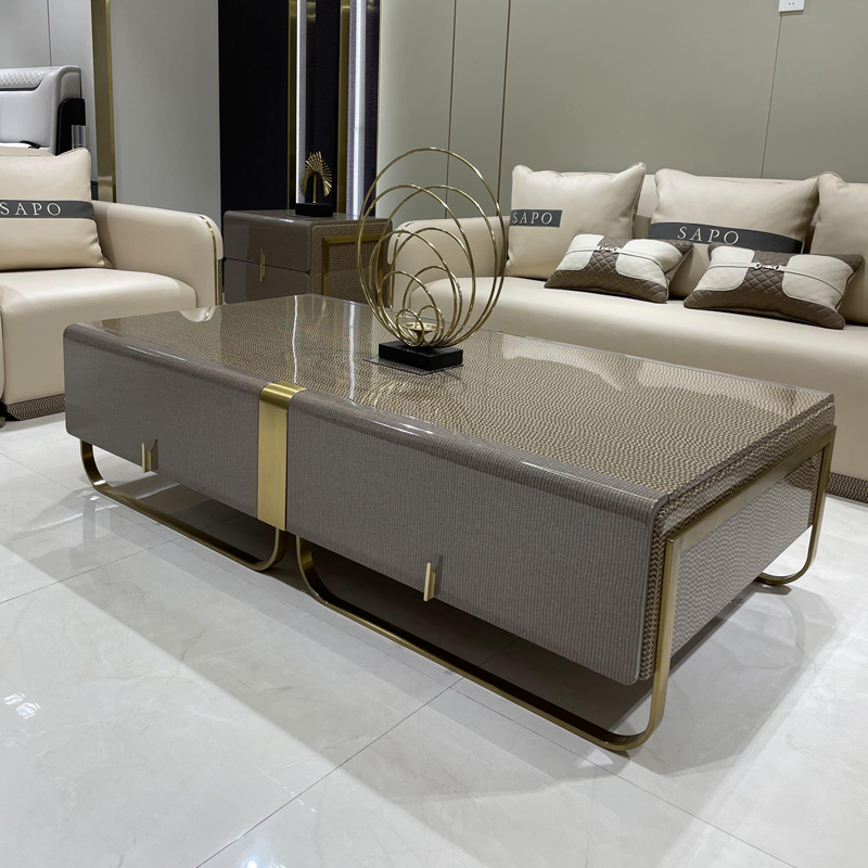 軽量高級無垢材ロングコーヒーテーブルコーナーサイズアパートリ - Office Furniture Hong Kong のレビューと価格