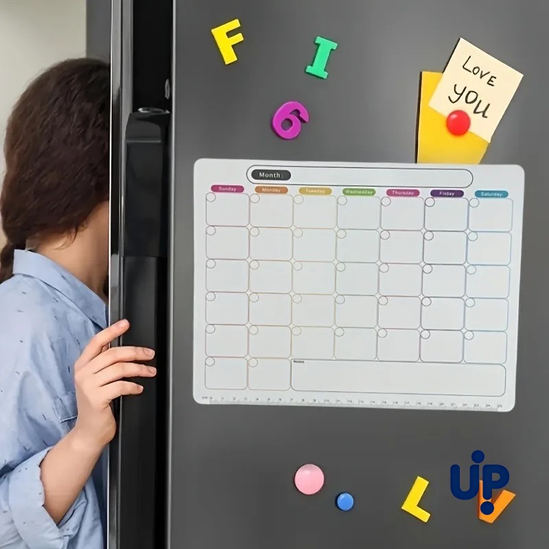 冷蔵庫用マグネット、月間・週間プランナー、磁気カレンダーステ - Magnetic Whiteboard Calendar のレビューと価格