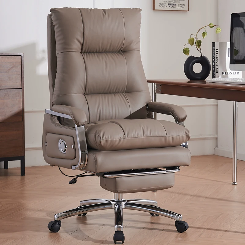 第一層牛革製コンピューターチェア、ホームボスチェア、快適な座 - Office Furniture First のレビューと価格