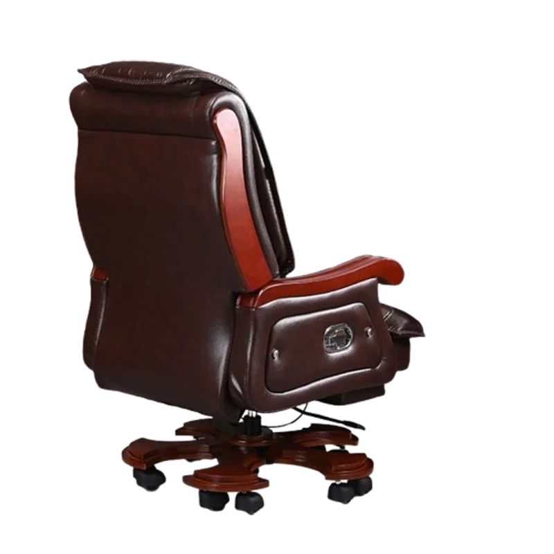 革製の椅子第一層牛革大型ビジネスリクライニングオフィスチェア - Office Furniture First のレビューと価格