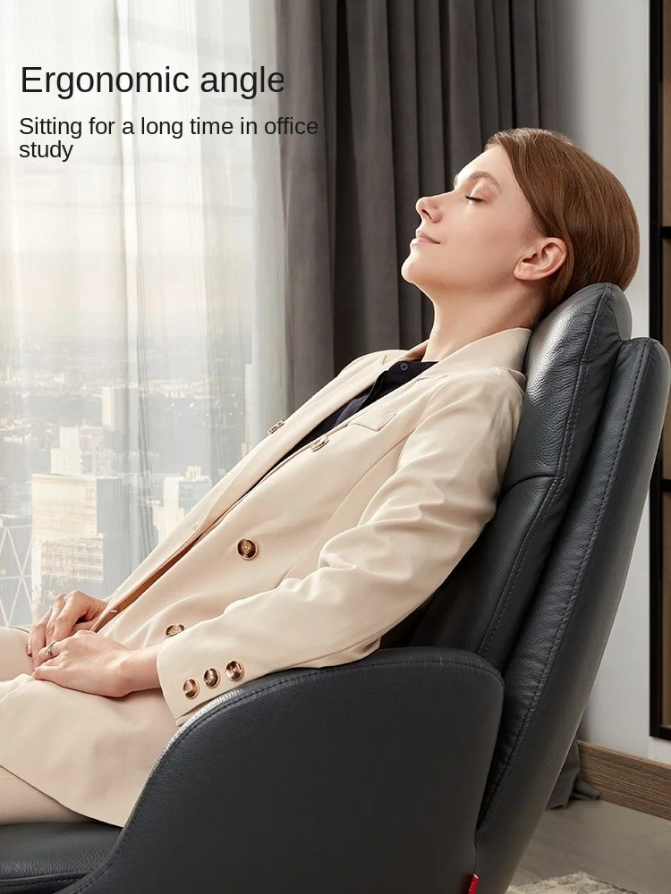 シンプルな家具輸入品第一層革製ソファシングルオフィスチェア - Office Furniture First のレビューと価格