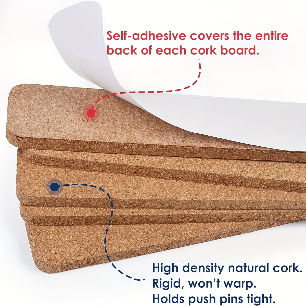 ロングコルクボードストリップ、コルクフェルト、掲示板ストリッ - Bulletin Board Cork のレビューと価格