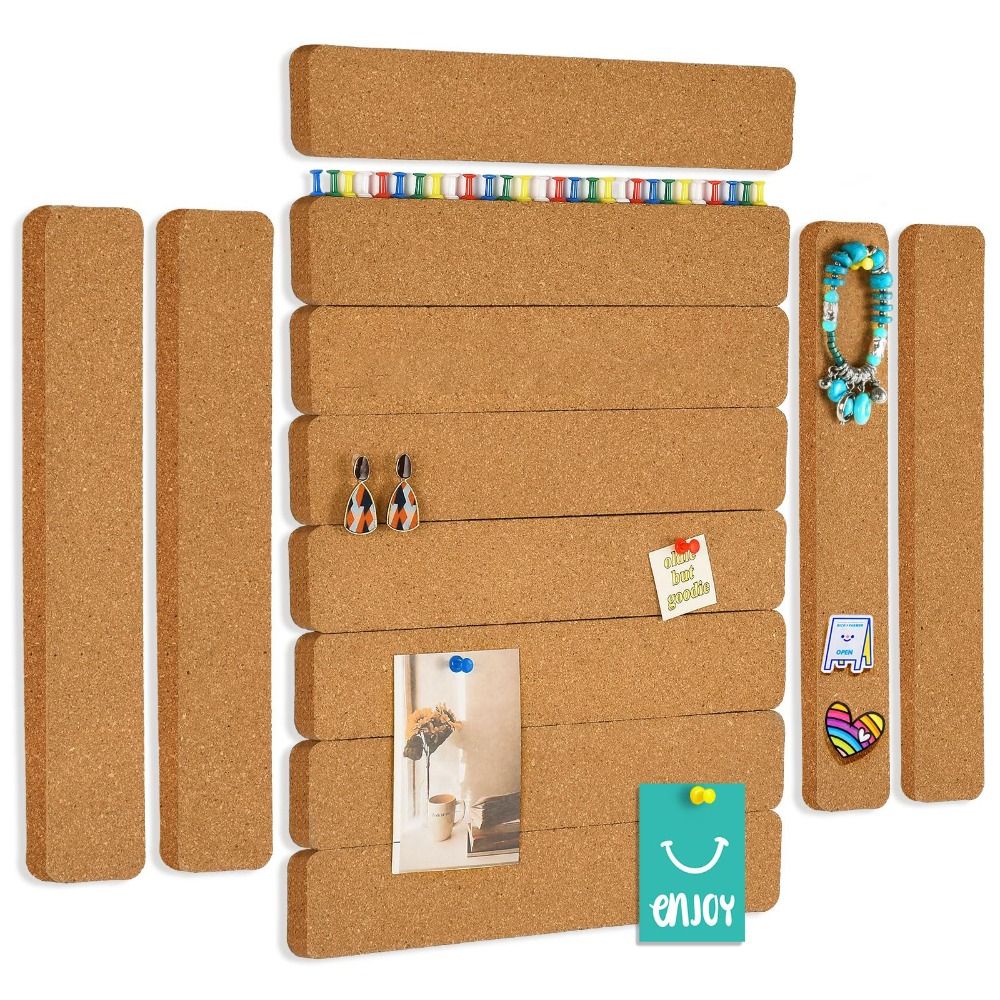 コルク素材の粘着式コルクボード、粘着式で取り外し可能なピンボ - Bulletin Board Cork のレビューと価格